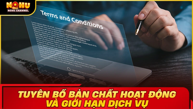 Tuyên bố bản chất hoạt động và giới hạn dịch vụ